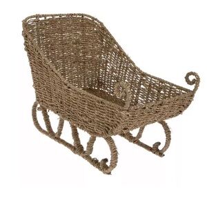 Hobby Lobby Brown Woven Sleigh Decor